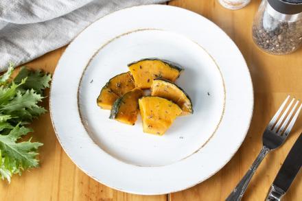 Abóbora cabotian assada com tomilho