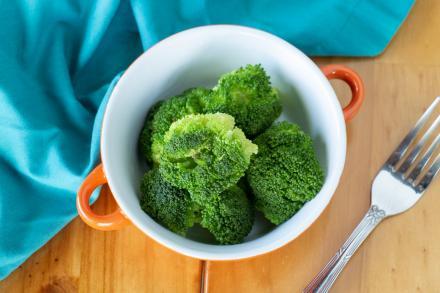 Brócolis no vapor