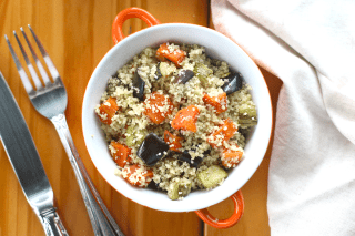 Quinoa mista com legumes