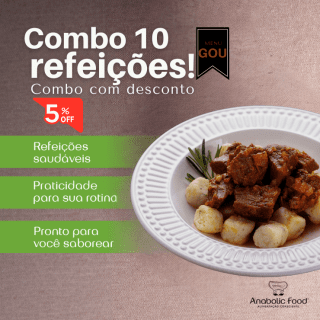 Combo 10 Refeições Plant Based | Economize 5%