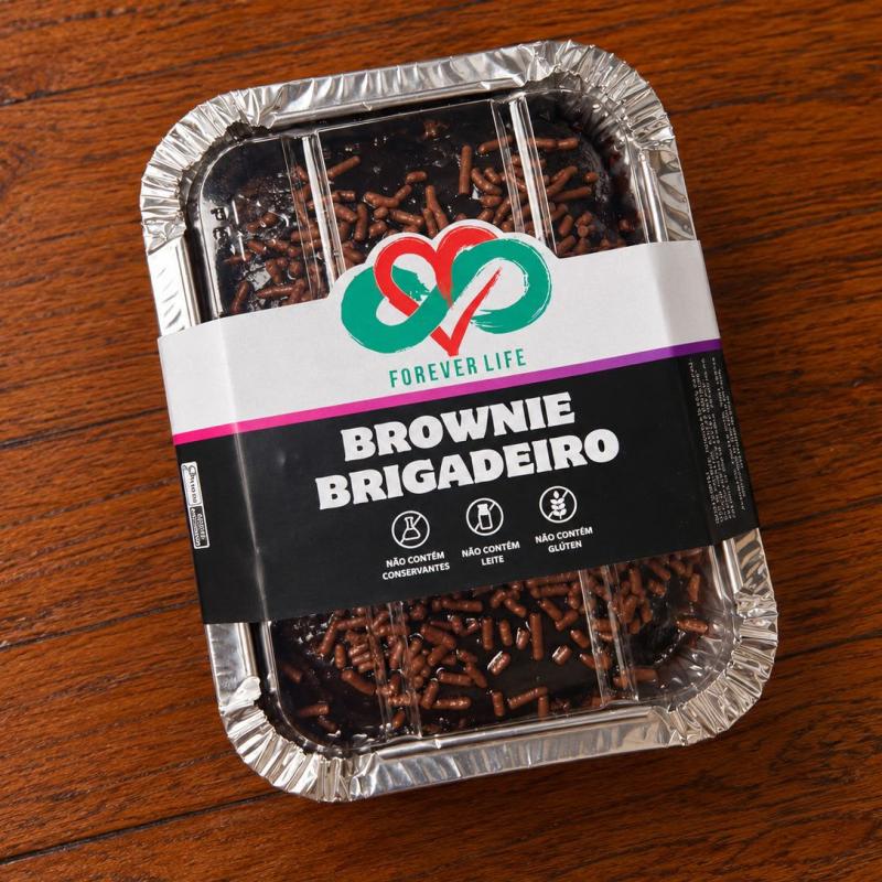 BROWNIE DE BRIGADEIRO S/GLUTEN E LACTOSE