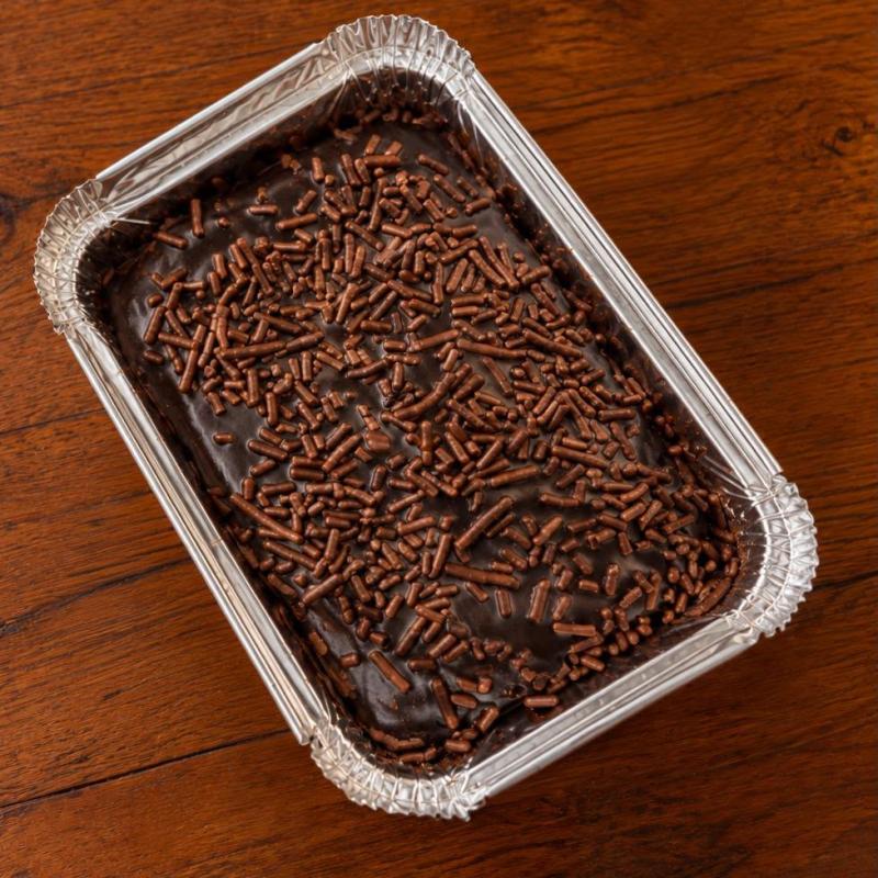 BROWNIE DE BRIGADEIRO S/GLUTEN E LACTOSE