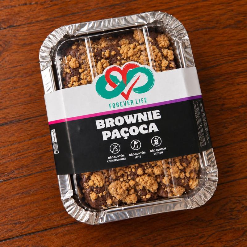 BROWNIE DE PAÇOCA S/GLUTEN E LACTOSE - 1 UN. 85G