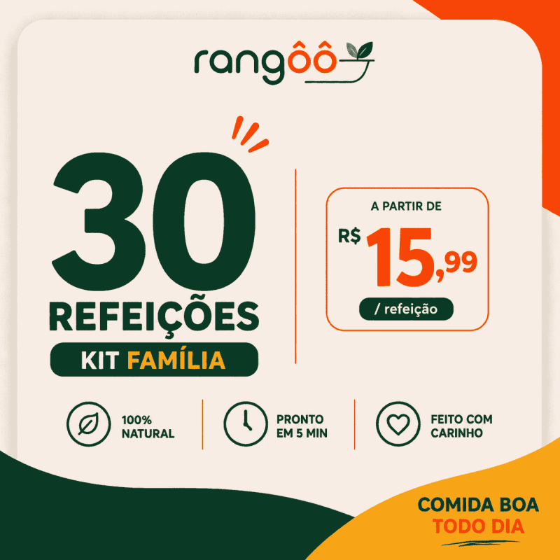 Kit Família Rangoo 30 Refeições 300g