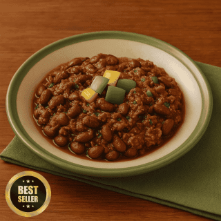 Chilli Beans com Patinho (Sem pimenta)