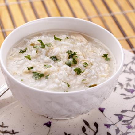 Canja de Galinha com arroz branco - 400g