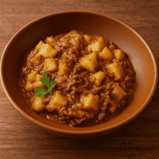 Vaca Atolada com Carne Bovina Desfiada e Aipim