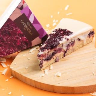 Fatia Torta de Mirtilo e Amora