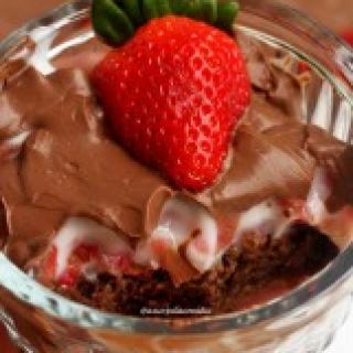 Sweet Bowl Morango com Chocolate 70% - 115g