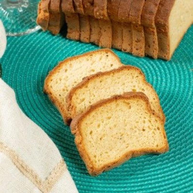 Pão Artesanal Caseiro Funcional Sem Glúten e Sem Leite - 400g