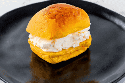 Sanduiche de Queijos no Pão de Cenoura