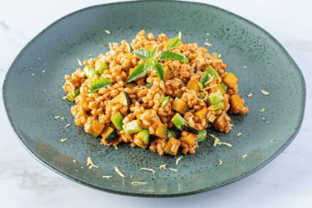 Risoto de Cevadinha e Abóbora