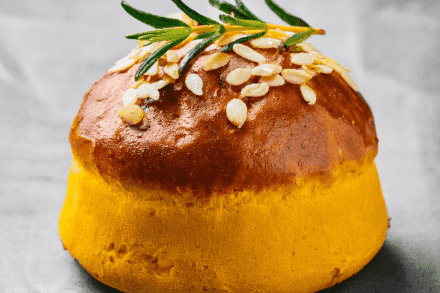 Pão de Abóbora com ervas