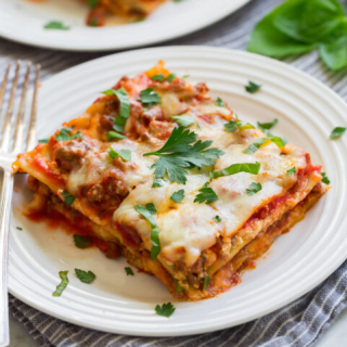 Lasanha de massa verde à bolonhesa - 330g