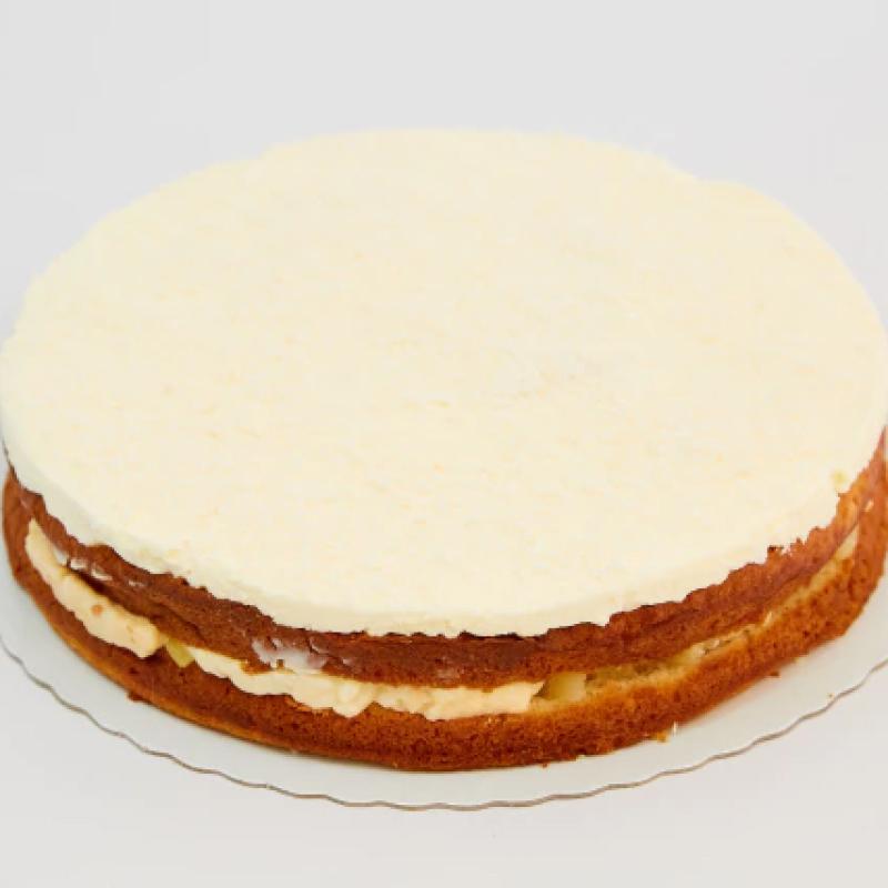 Torta de Abacaxi com coco - zero açúcar