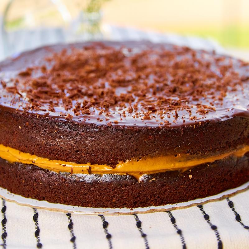 Torta Brownie - zero açúcar