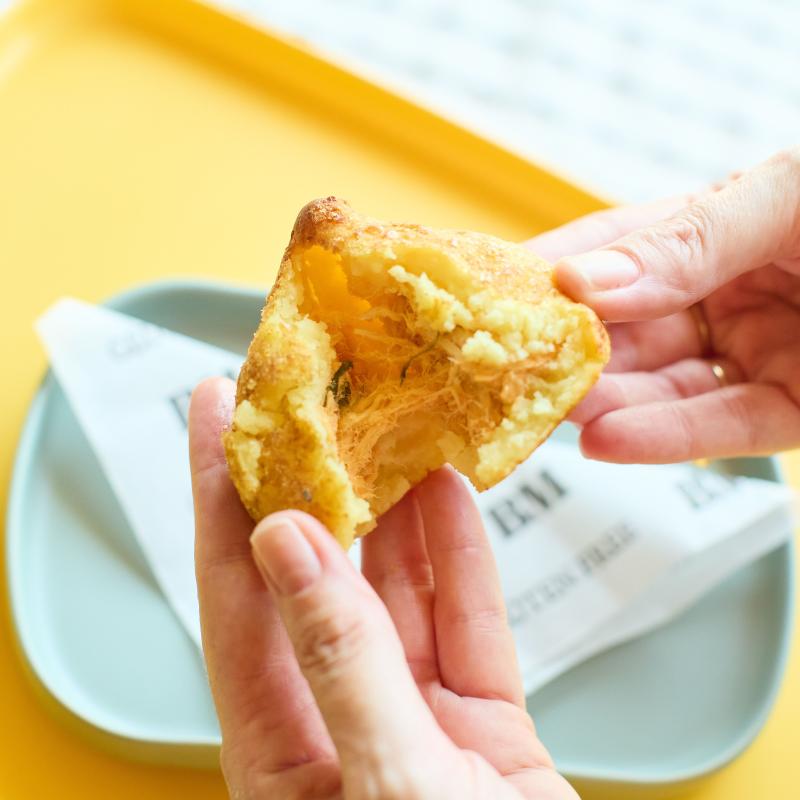 Coxinha de batata doce com frango (3 unidades)