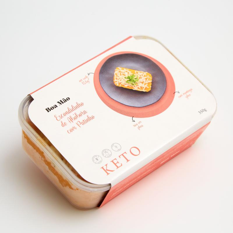 Escondidinho de abóbora com patinho moído