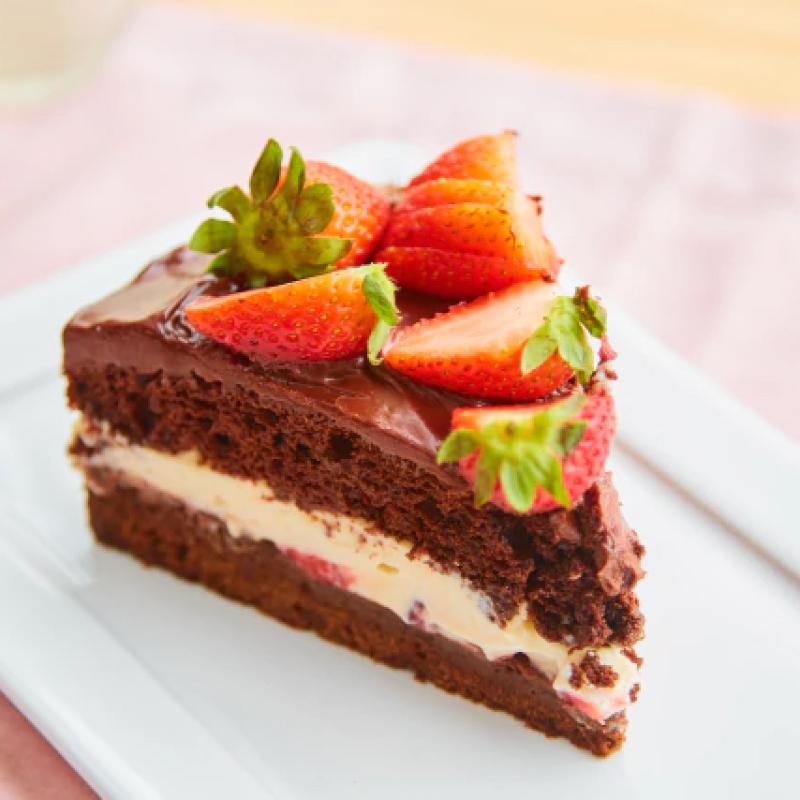Torta Fragola com cioccolato - zero açúcar