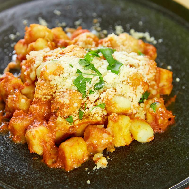 Nhoque de batata doce - Bolonhesa