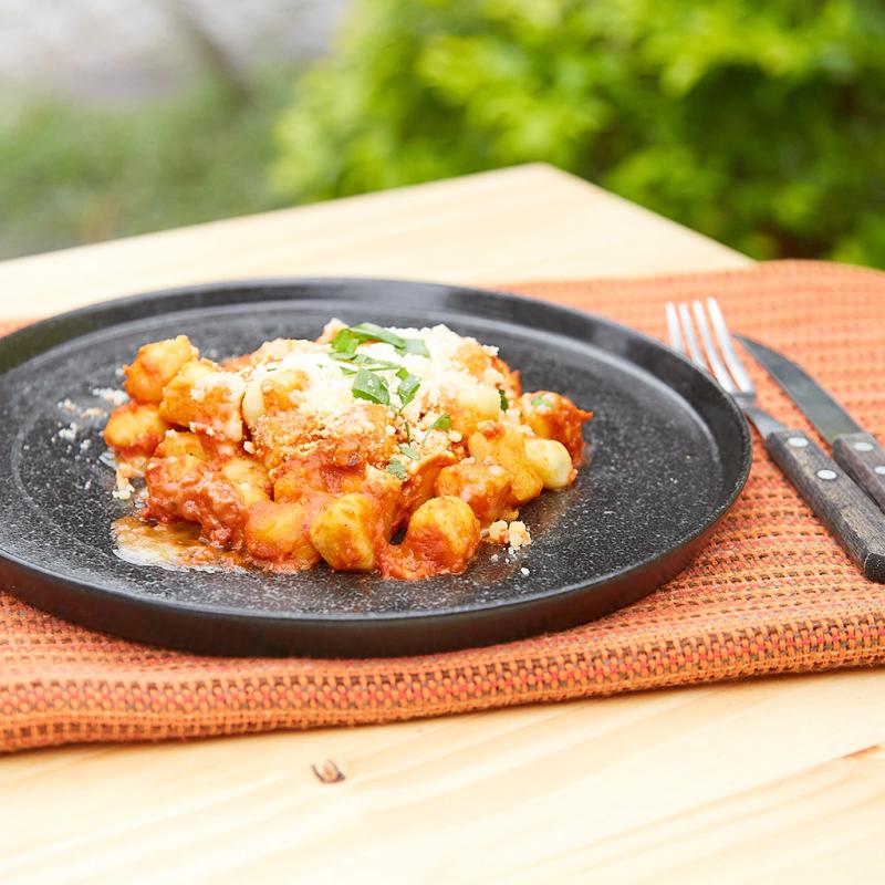 Nhoque de batata doce - ao sugo