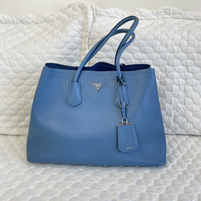 Bolsa Prada City Calf | Azul Avio
