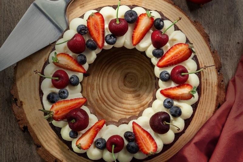 Guirlanda de brownie Lowcarb