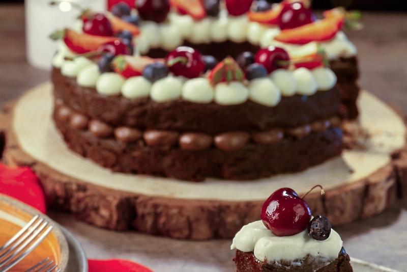 Guirlanda de brownie Lowcarb
