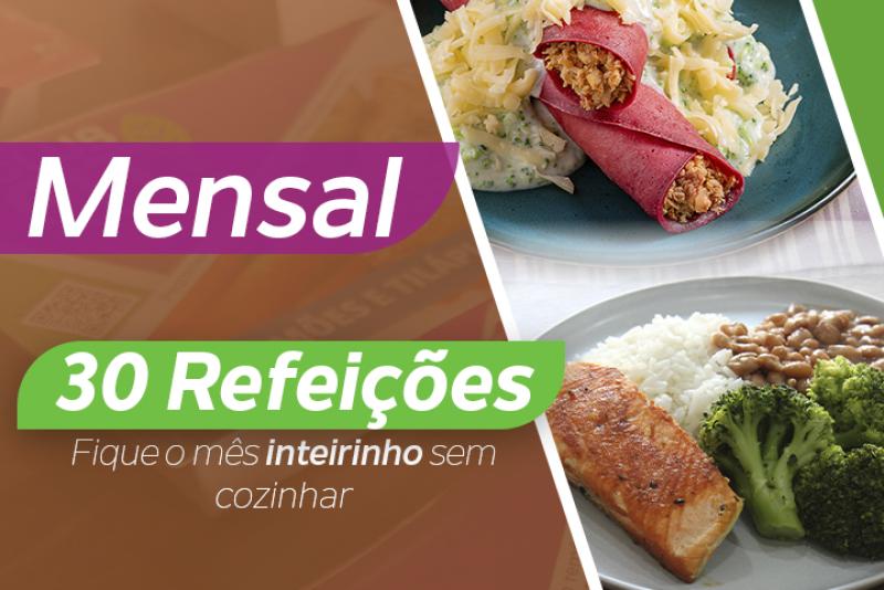 30 REFEIÇÕES - KIT  MENSAL PERSONALIZÁVEL
