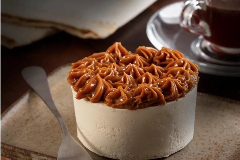 Mini Pavê de Doce de Leite - Zero Açúcar e Zero Lactose