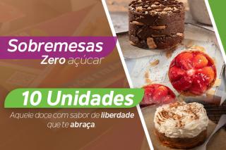 KIT SOBREMESAS ZERO AÇUCAR 10 UNID