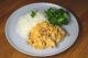 Strogonoff de 3 Cogumelos Vegano, Brócolis e Arroz Branco