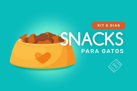 Kit 5 dias - Snacks para Gatos