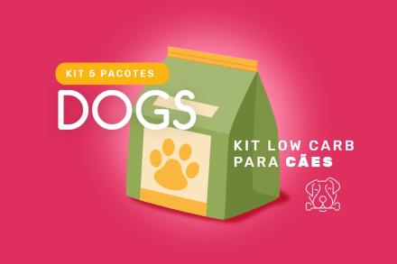Kit 5 pacotes - Low Carb para Cães