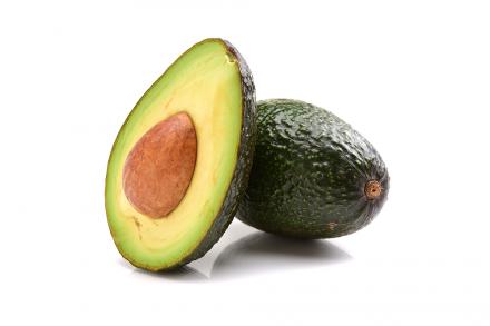 Abacate selecionado bandeja