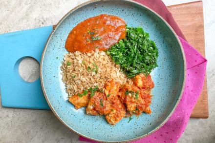 KIT td. Caldeirada de peixe, arroz integral, pirãozinho, couve