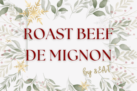 Natal &EAT- ROAST BEEF EM CROSTA DE ERVAS