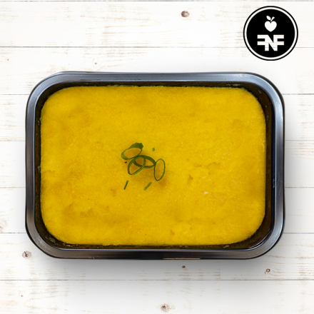 escondidinho de frango com pure de mandioquinha