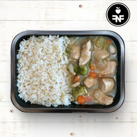 Isca de Frango com Legumes