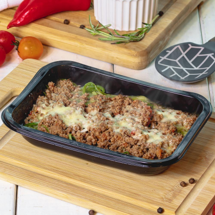 Spaguetti de abobrinha a bolonhesa