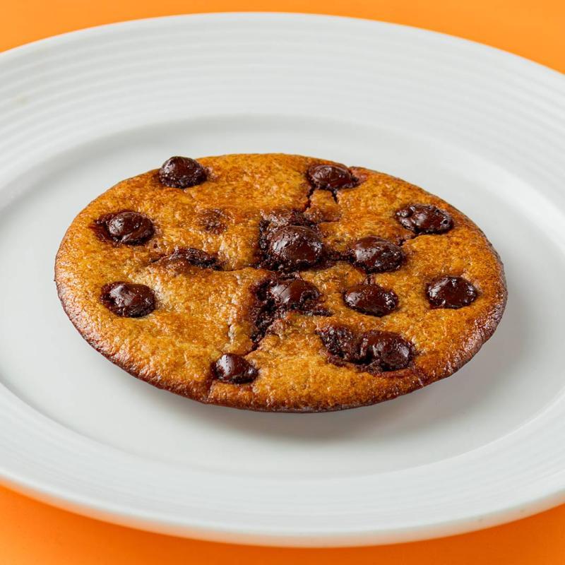 Panqueca Proteica de cacau com avelã