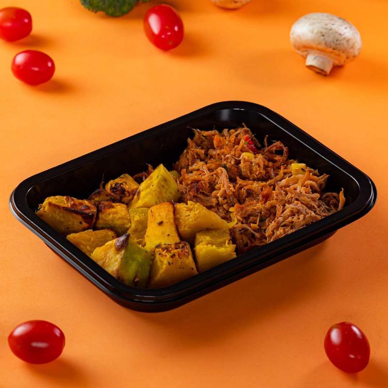 abobora cabotiá com pernil suíno