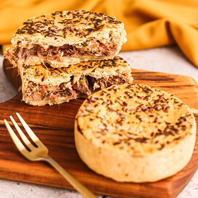 Torta integral de carne louca