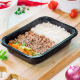 Blend de carne bovina com arroz branco, feijão e mix de legumes