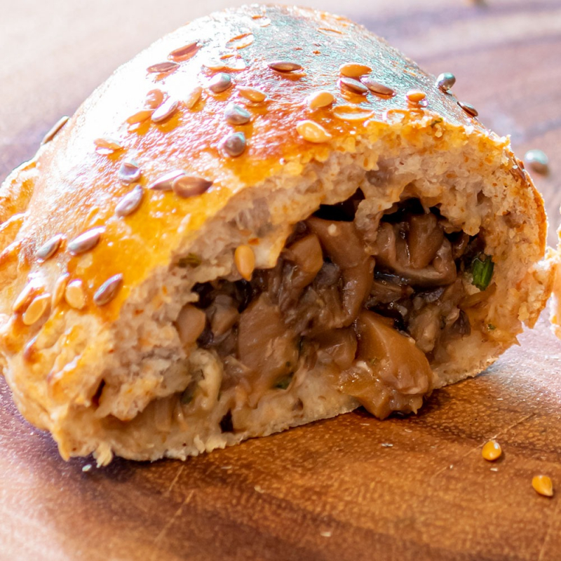 Empanada integral de Shimeji e Shitake
