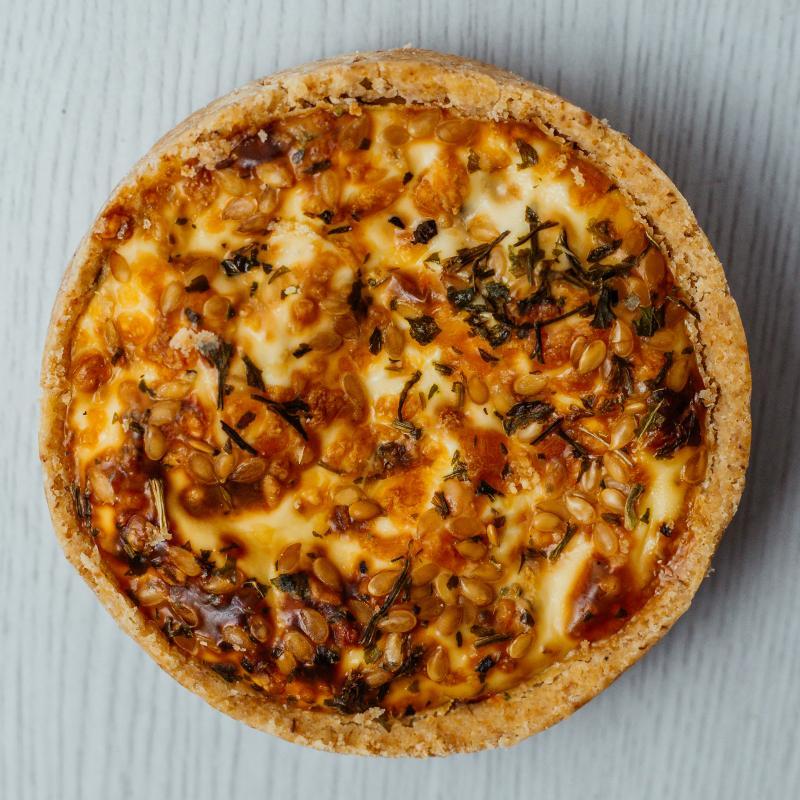 QUICHE DE ESPINAFRE COM RICOTA INTEGRAL