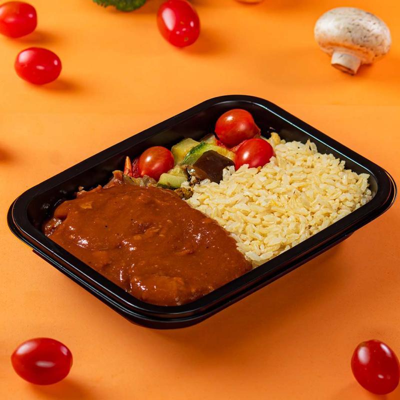 maminha ao molho escuto com arroz