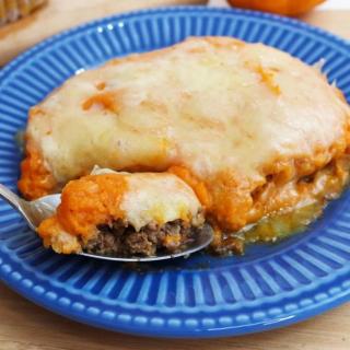 Escondidinho de abóbora com carne moída LOWCARB