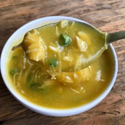 Creme de Baroa com Frango