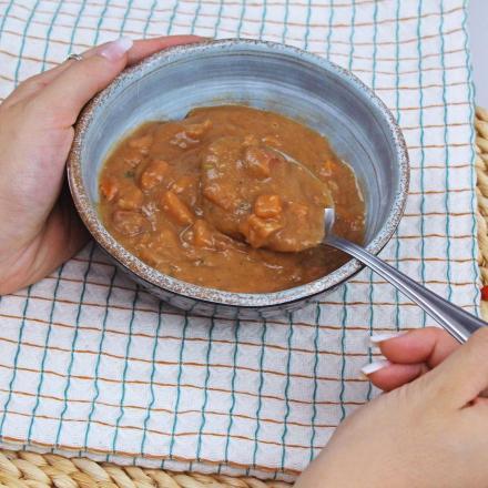 Caldinho de Feijão com Bacon e Cenoura